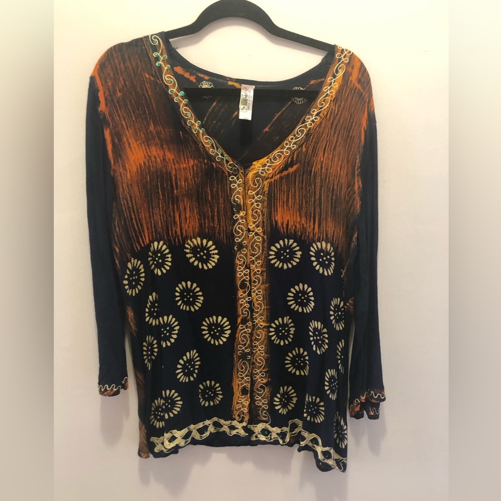 Bohemian Button Up Shirt